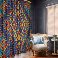 Kolose-Tuvalu Crochet Window Curtain with Polynesian and Pacific Tattoos - Polynesian Pride