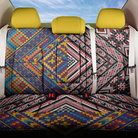Tuvaluan and New Zealand Culture Back Car Seat Cover The Art of Kolose and Taniko LT03 One Size Navy - Polynesian Pride