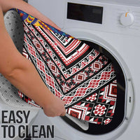 Tuvaluan and New Zealand Culture Bathroom Set The Art of Kolose and Taniko - Polynesian Pride