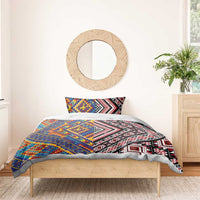 Tuvaluan and New Zealand Culture Bedding Set The Art of Kolose and Taniko LT03 - Polynesian Pride