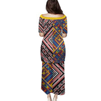 Tuvaluan and New Zealand Culture Family Matching Puletasi and Hawaiian Shirt The Art of Kolose and Taniko - Polynesian Pride