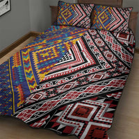 Tuvaluan and New Zealand Culture Quilt Bed Set The Art of Kolose and Taniko - Polynesian Pride