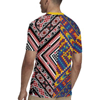 Tuvaluan and New Zealand Culture Rugby Jersey The Art of Kolose and Taniko - Polynesian Pride