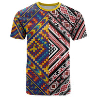 Tuvaluan and New Zealand Culture T Shirt The Art of Kolose and Taniko - Polynesian Pride