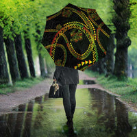 Hawaiian Kakau Art and Hisbiscus Tattoo Umbrella Tribal Pattern-Reggae Style - Polynesian Pride