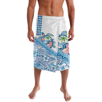 Hawaiian Abstract Sea Turtle Lavalava Polynesian Tapa Art and Kakau Tattoo White WaterColor - Polynesian Pride