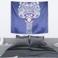 Tonga Apifoou School Tapestry Ngatu and Polynesian Pattern LT03 - Polynesian Pride