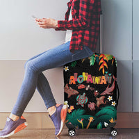 Hawaiian Alohawaii Luggage Cover Tribal Sea Animals Tattoo and Tropical Plants LT03 - Polynesian Pride