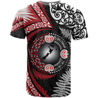 Tonga and New Zealand Together T Shirt Ngatu Art Tribal Maori Tattoo and Silver Fern LT03 - Polynesian Pride