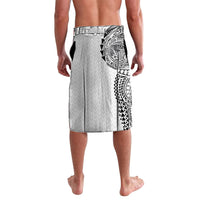 Hawaiian Traditional Tattoos Lavalava Kakau Tribal Tropical Plant Motif White Color