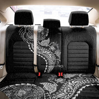 Hawaiian Kakau Tribal Sea Animals Tattoos Back Car Seat Cover Black Color