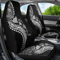 Hawaiian Kakau Tribal Sea Animals Tattoos Car Seat Cover Black Color