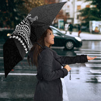 Hawaiian Kakau Tribal Sea Animals Tattoos Umbrella Black Color