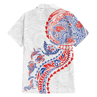 Hawaiian Kakau Tribal Sea Animals Tattoos Hawaiian Shirt Hawaii Flag Color Inspired LT03 - Polynesian Pride