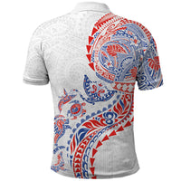 Hawaiian Kakau Tribal Sea Animals Tattoos Polo Shirt Hawaii Flag Color Inspired LT03 - Polynesian Pride