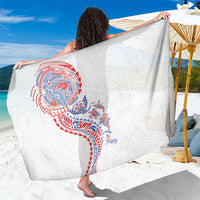 Hawaiian Kakau Tribal Sea Animals Tattoos Sarong Hawaii Flag Color Inspired