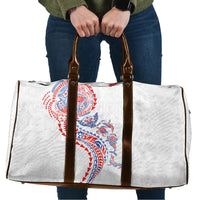 Hawaiian Kakau Tribal Sea Animals Tattoos Travel Bag Hawaii Flag Color Inspired LT03 Multicolor - Polynesian Pride