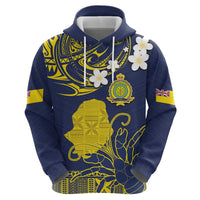 Niue Independence Day Hoodie Hiapo Pattern Fiti Pua and Uga