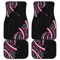Traditional Art Hawaiian Kakau Tattoos Car Mats Pink Color - Polynesian Pride