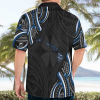 Traditional Art Hawaiian Kakau Tattoos Hawaiian Shirt Blue Color - Polynesian Pride