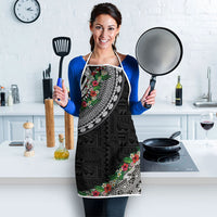 Fiji Hibiscus Apron Tapa Masi Motifs with Tropical Plants