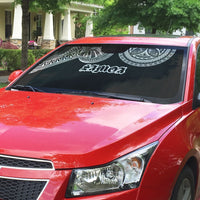 Samoa Traditional Tattoo Auto Sun Shade Tribal Tatau Pattern