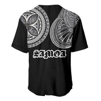 Samoa Traditional Tattoo Baseball Jersey Tribal Tatau Pattern