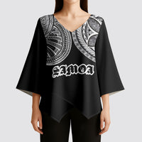Samoa Traditional Tattoo Kimono Sleeve Blouse Tribal Tatau Pattern