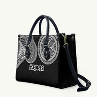 Samoa Traditional Tattoo Leather Bag Tribal Tatau Pattern