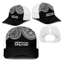Samoa Traditional Tattoo Mesh Trucker Cap Tribal Tatau Pattern