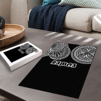 Samoa Traditional Tattoo Puzzle Tribal Tatau Pattern
