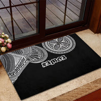 Samoa Traditional Tattoo Rubber Doormat Tribal Tatau Pattern