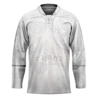 Samoa Lotu Tamaiti Hockey Jersey Tribal Tatau with Siapo Pattern
