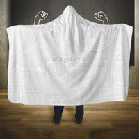 Samoa Lotu Tamaiti Hooded Blanket Tribal Tatau with Siapo Pattern