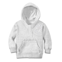 Samoa Lotu Tamaiti Kid Hoodie Tribal Tatau with Siapo Pattern