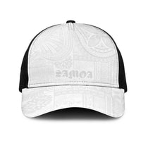 Samoa Lotu Tamaiti Mesh Trucker Cap Tribal Tatau with Siapo Pattern