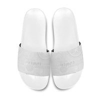Samoa Lotu Tamaiti Slide Sandals Tribal Tatau with Siapo Pattern