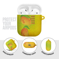 Hawaiian Mango AirPods Case Polynesian Art Pattern and Kakau Tattoo