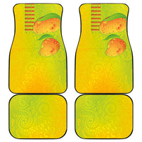 Hawaiian Mango Car Mats Polynesian Art Pattern and Kakau Tattoo