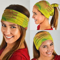 Hawaiian Mango Neck Gaiter Polynesian Art Pattern and Kakau Tattoo