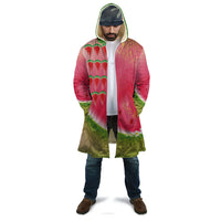 Hawaiian Watermelon Cloak with Kakau Art Tattoo