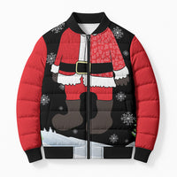 Polynesian Santa Claus Costume Funny Bomber Puffer Jacket LT03 Unisex Multicolor - Polynesian Pride