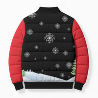 Polynesian Santa Claus Costume Funny Bomber Puffer Jacket LT03 - Polynesian Pride
