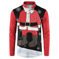 Polynesian Santa Claus Costume Funny Button Sweatshirt LT03 Multicolor - Polynesian Pride
