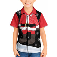 Polynesian Santa Claus Costume Funny Kid Hawaiian Shirt LT03 Kid Multicolor - Polynesian Pride