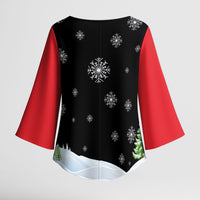 Polynesian Santa Claus Costume Funny Kimono Sleeve Blouse LT03 - Polynesian Pride