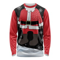 Polynesian Santa Claus Costume Funny Long Sleeve Shirt LT03 Unisex Multicolor - Polynesian Pride