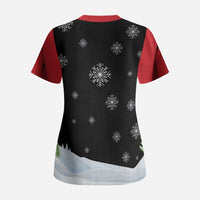 Polynesian Santa Claus Costume Funny Scrub Top LT03 - Polynesian Pride