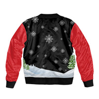 Polynesian Santa Claus Costume Funny Sleeve Zip Bomber Jacket LT03 - Polynesian Pride