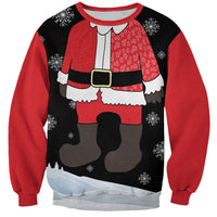 Polynesian Santa Claus Costume Funny Sweatshirt LT03 Unisex Multicolor - Polynesian Pride